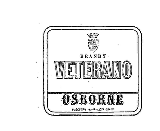 VETERANO, BRANDY OSBORNE PUERTO DE SANTA MARIE SPAIN logo