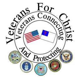 VETERANS FOR CHRIST VETERANS CONNECTING AND PROTECTING logo