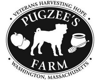 VETERANS HARVESTING HOPE PUGZEE'S FARM WASHINGTON, MASSACHUSETTS logo