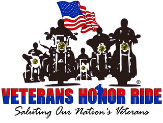 VETERANS HONOR RIDE SALUTING OUR NATION'S VETERANS logo