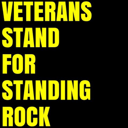 VETERANS STAND FOR STANDING ROCK logo