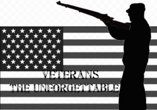 VETERANS THE UNFORGETTABLE logo
