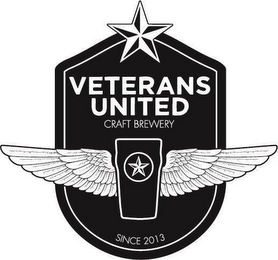 VETERANS UNITED CRAFT BREWERY SINCE 2013 logo