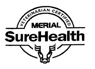 VETERINARIAN CERTIFIED MERIAL SUREHEALTH logo