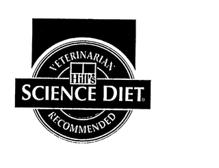 VETERINARIAN SCIENCE DIET RECOMMENDED HILL'S logo