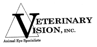 VETERINARY VISION, INC. ANIMAL EYE SPECIALISTS logo