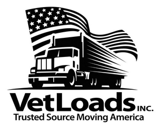 VETLOADS INC. TRUSTED SOURCE MOVING AMERICA logo