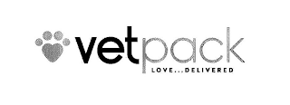 VETPACK LOVE...DELIVERED logo
