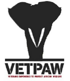 VETPAW VETERANS EMPOWERED TO PROTECT AFRICAN WILDLIFE logo