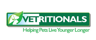 VETRITIONALS HELPING PETS LIVE YOUNGER LONGER logo