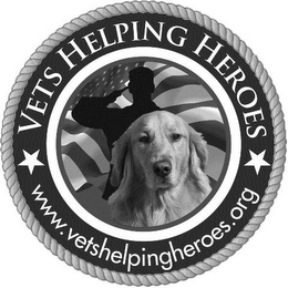 VETS HELPING HEROES WWW.VETSHELPINGHEROES.ORG logo