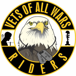 VETS OF ALL WARS RIDERS VETERANS OF ALLWARS logo