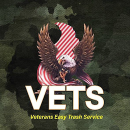 VETS VETERANS EASY TRASH SERVICE logo