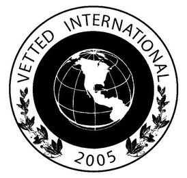 VETTED INTERNATIONAL 2005 logo