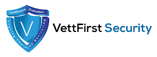 VETTFIRST SECURITY CONTINUOUS EVALUTION ONGOING EMPLOYEE MONITORING logo