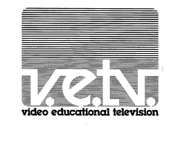 V.E.TV. VIDEO EDUCATIONAL TELEVISION logo