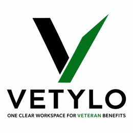 VETYLO ONE CLEAR WORKSPACE FOR VETERAN BENEFITS logo