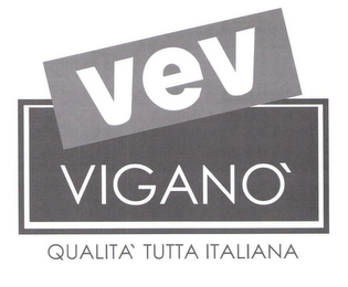 VEV VIGANO' QUALITA' TUTTA ITALIANA logo