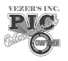VEZER'S INC. PIC INTERNATIONAL COMPLETE INDUSTRIAL TECHNICAL SERVICES CRAFTSMEN logo
