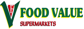 VF FOOD VALUE SUPERMARKETS logo