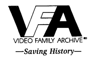 VFA VIDEO FAMILY ACHIVE SAVING HISTORY logo