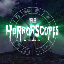 VFILES HORRORSCOPES IN TECHNICOLOR logo