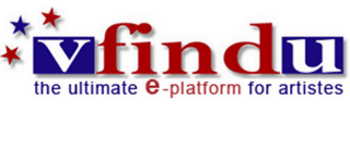 VFINDU THE ULTIMATE E-PLATFORM FOR ARTISTES logo