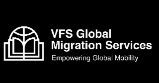 VFS GLOBAL MIGRATION SERVICES EMPOWERING GLOBAL MOBILITY logo