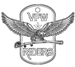 VFW RIDERS logo