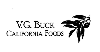 V.G. BUCK CALIFORNIA FOODS logo