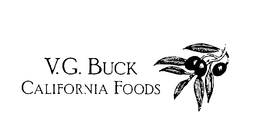 V.G. BUCK CALIFORNIA FOODS logo