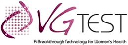 VG TEST A BREAKTHROUGH TECHNOLOGY FOR WOMEN'S HEALTH logo