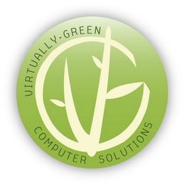 VG VIRTUALLY-GREEN COMPUTER SOLUTIONS logo
