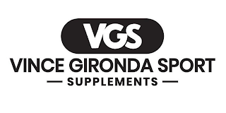 VGS VINCE GIRONDA SPORT SUPPLEMENTS logo