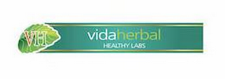 VH VIDA HERBAL HEALTHY LABS logo