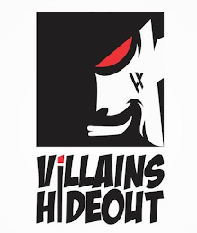 VH VILLAINS HIDEOUT logo