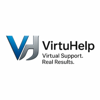 VH VIRTUHELP VIRTUAL SUPPORT. REAL RESULTS. logo