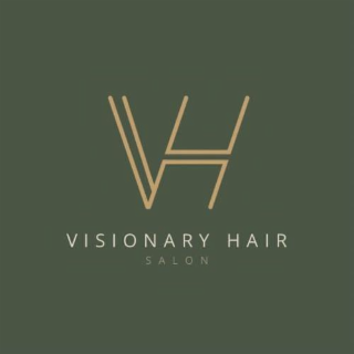 VH VISIONARY HAIR SALON logo
