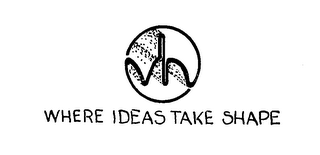 VH WHERE IDEAS TAKE SHAPE logo