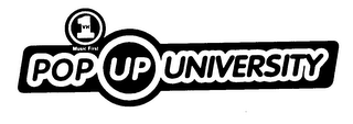 VH1 MUSIC FIRST POP-UP UNIVERSITY logo