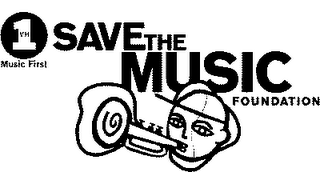 VH1 MUSIC FIRST SAVE THE MUSIC FOUNDATION logo