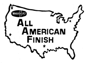 VHAN DER HORST ALL AMERICAN FINISH logo