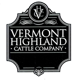 VHCC VERMONT HIGHLAND CATTLE COMPANY logo