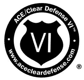 VI ACE/CLEAR DEFENSE VI WWW.ACECLEARDEFENSE.COM logo