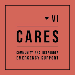 VI CARES COMMUNITY AND RESPONDER EMERGENCY SUPPORT logo