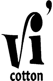 VI' COTTON logo