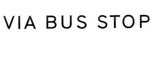 VIA BUS STOP logo