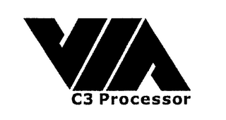 VIA C3 PROCESSOR logo