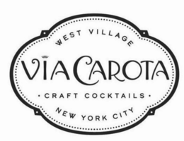 VIA CAROTA · CRAFT COCKTAILS · WEST VILLAGE NEW YORK CITY logo
