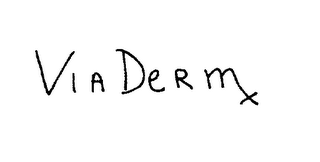 VIA DERM X logo
